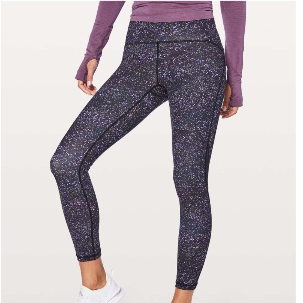 Lululemon Train Times 7/8 Pant 25" Crystalline Multi/Black 6